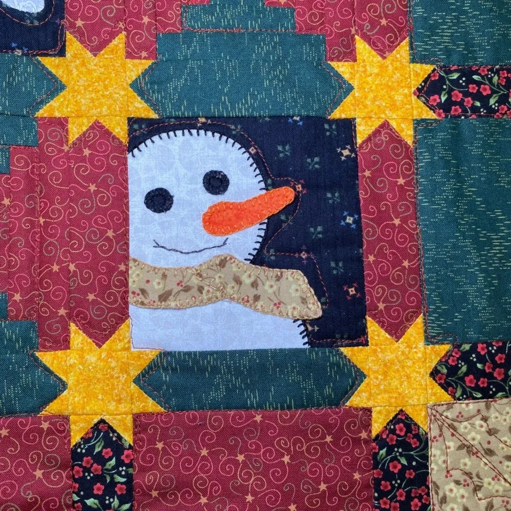 Handmade quilted christmas